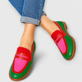Mocasines Casual a Contraste