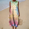 Vestido de Verano Cómodo sin Mangas