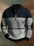 Victor | Suéter elegante para hombre con media cremallera