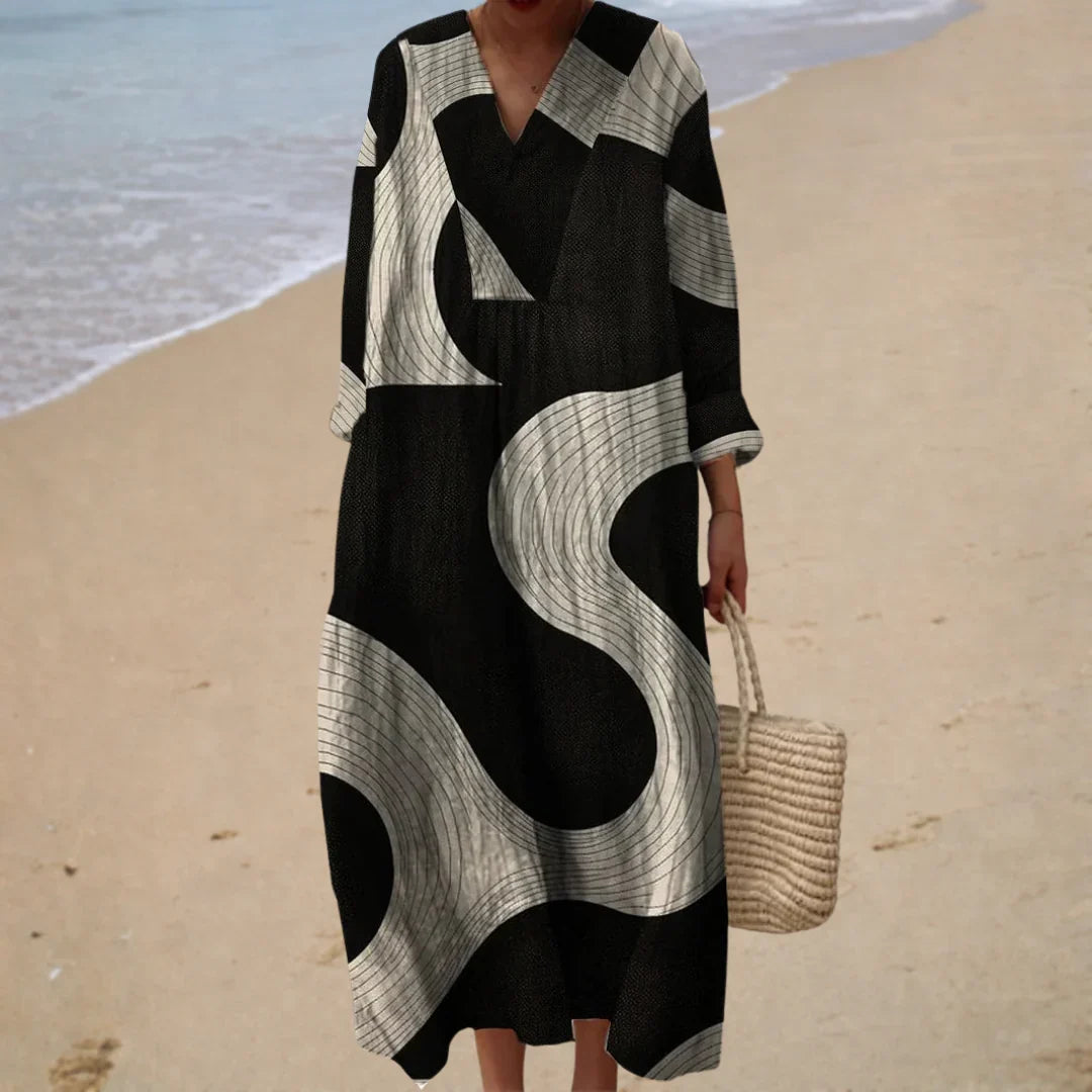 Vestido de Verano Estampado y Favorecedor