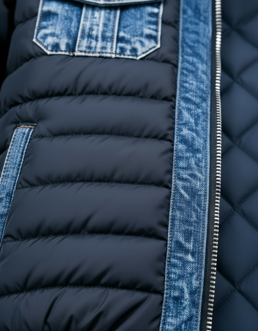 Varel | Chaqueta Denim Acolchada