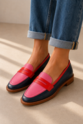 Alice™ | Mocasines Casual de Contraste