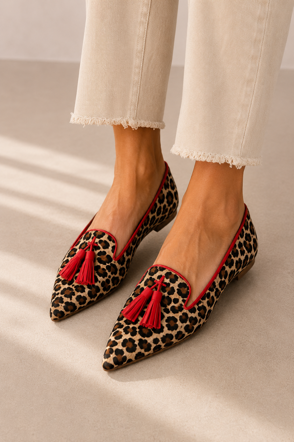 Nela™ | Mocasines Leopardo