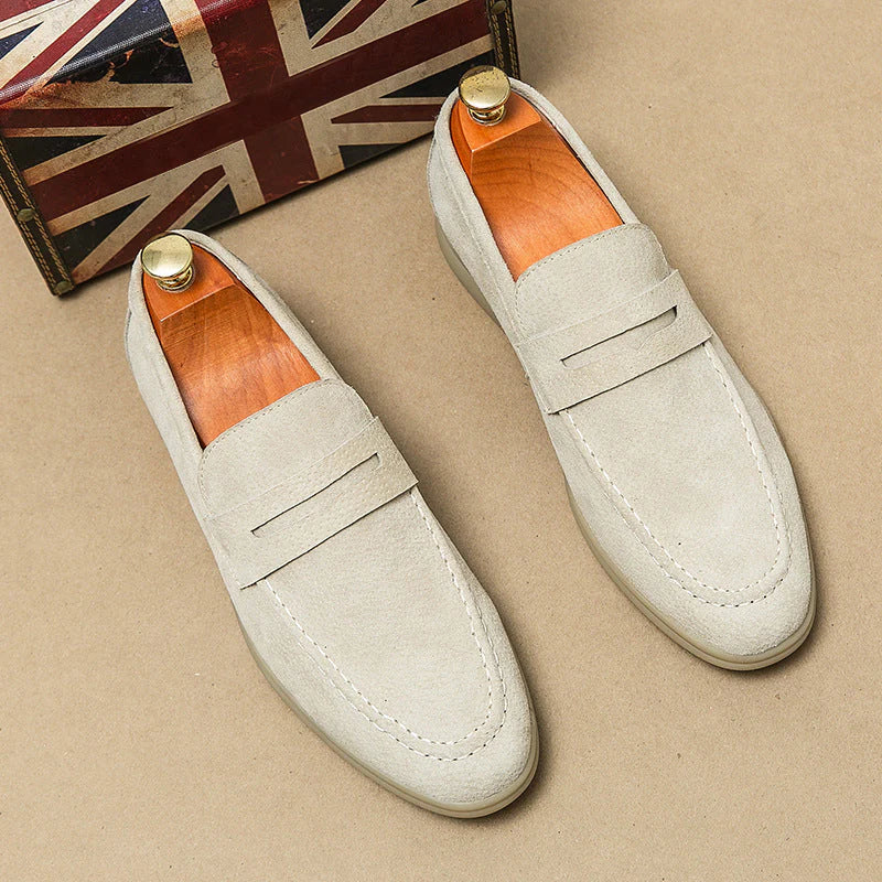 Mocasines de ante Firenze Chic