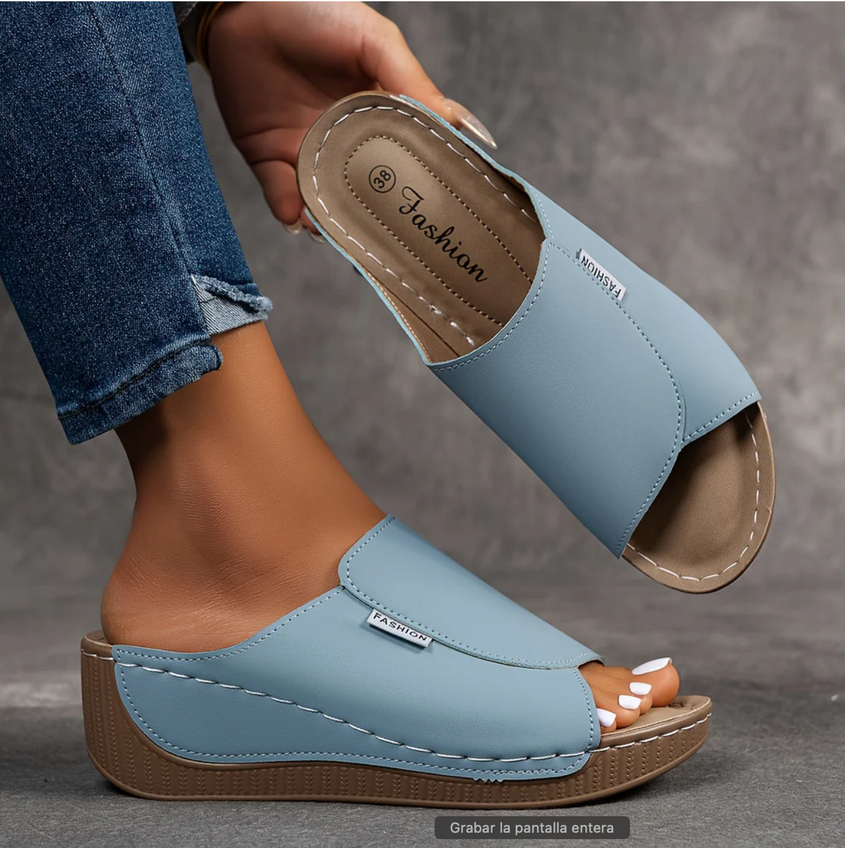 Fashion Sandalias Cómodas con Soporte para el Arco