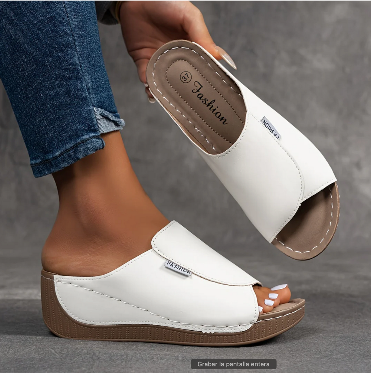Fashion Sandalias Cómodas con Soporte para el Arco