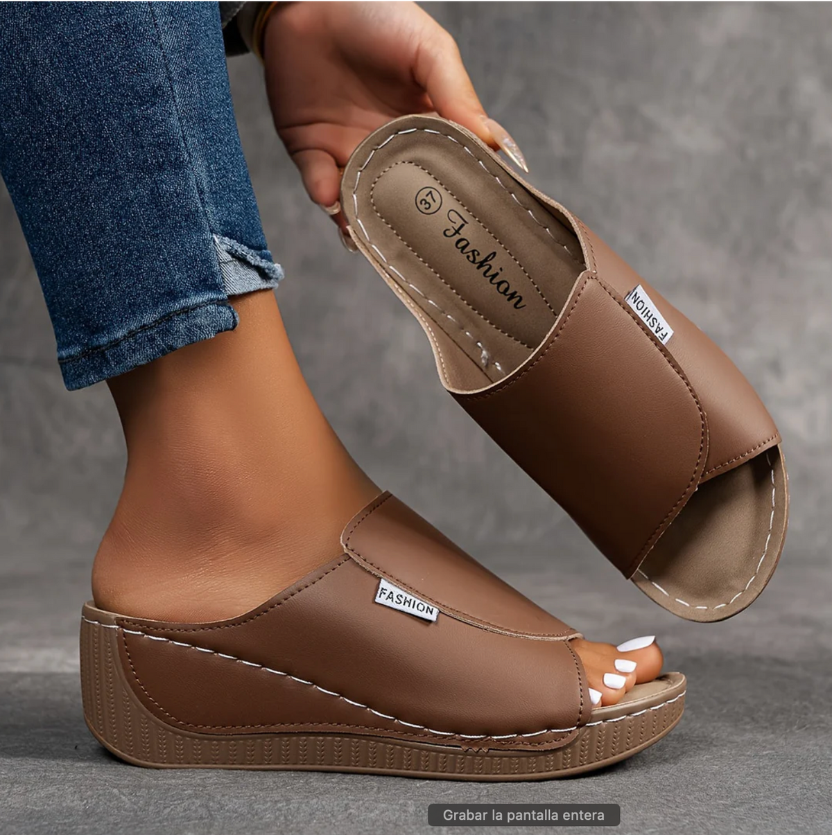 Fashion Sandalias Cómodas con Soporte para el Arco