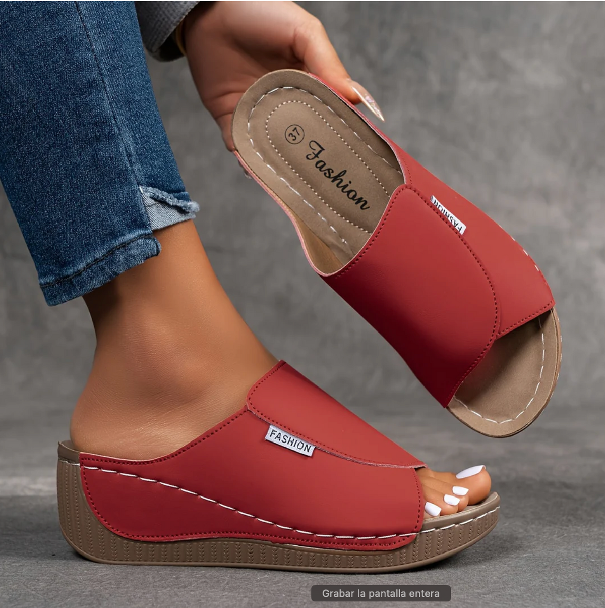 Fashion Sandalias Cómodas con Soporte para el Arco