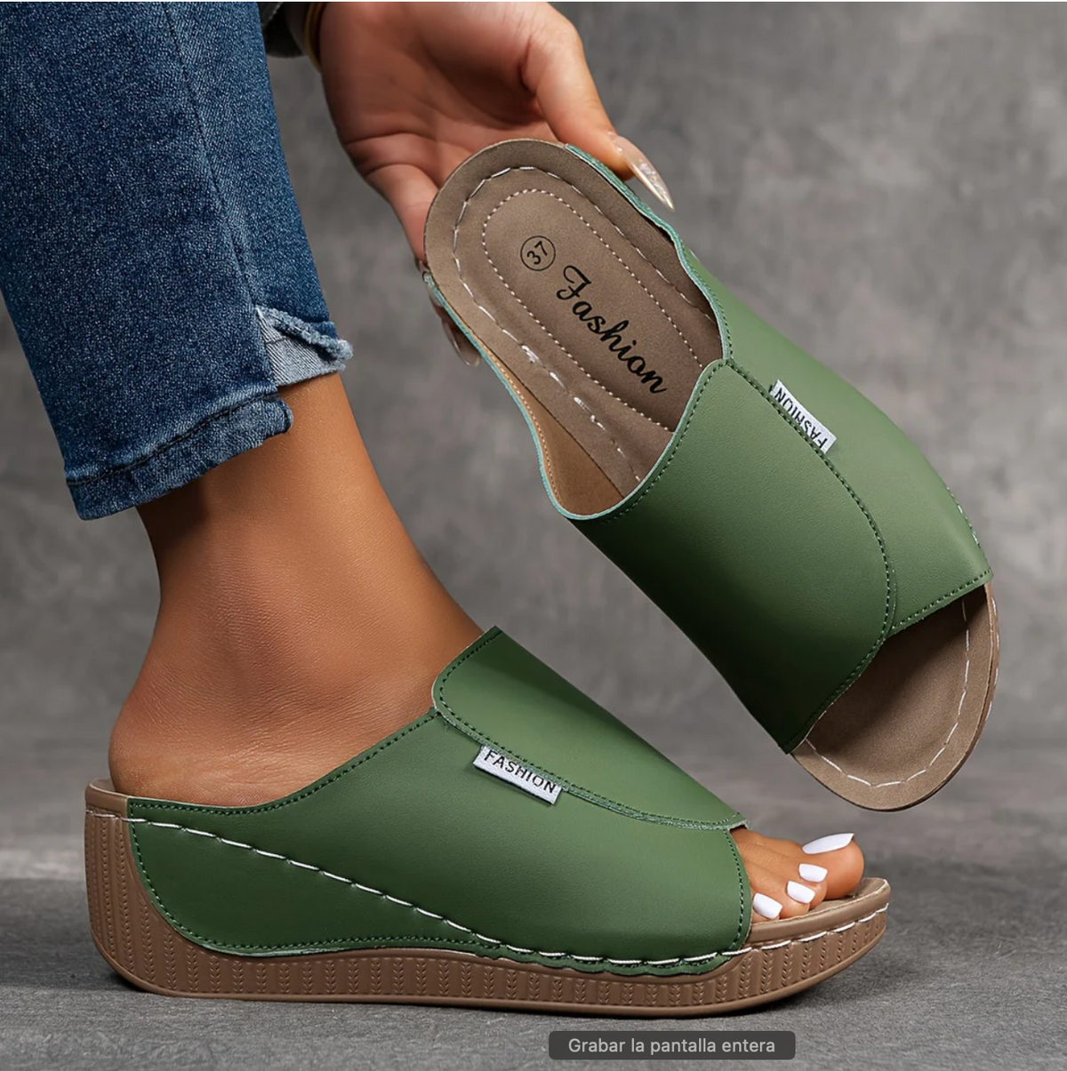 Fashion Sandalias Cómodas con Soporte para el Arco