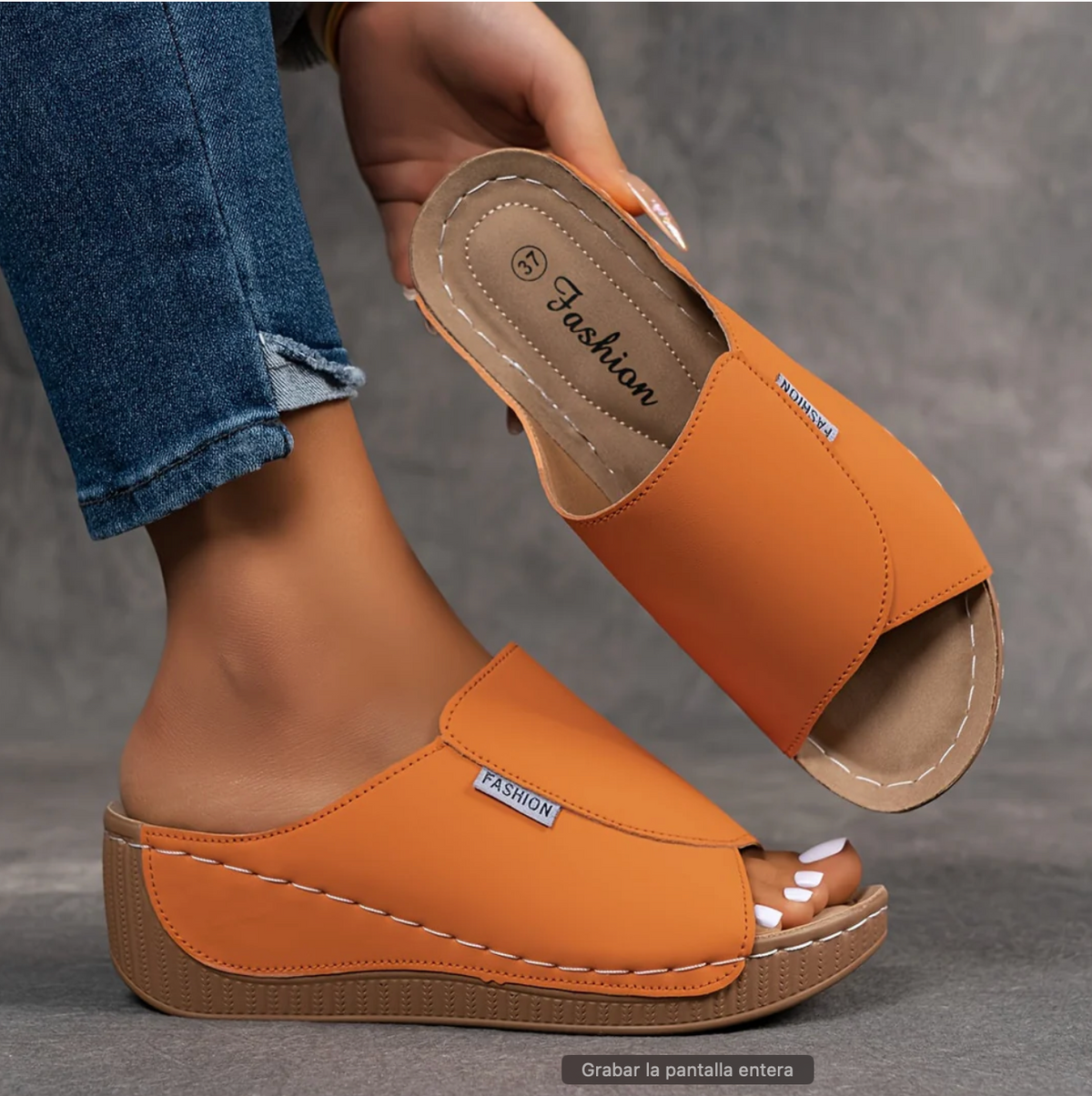 Fashion Sandalias Cómodas con Soporte para el Arco