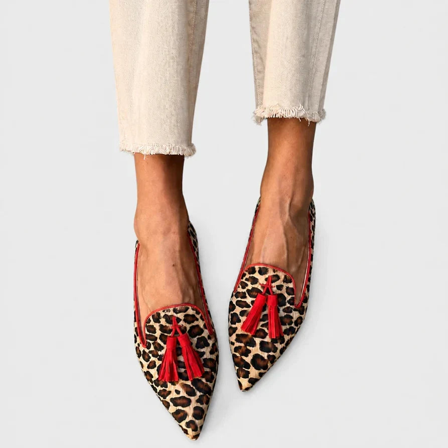 Nela™ | Mocasines Leopardo