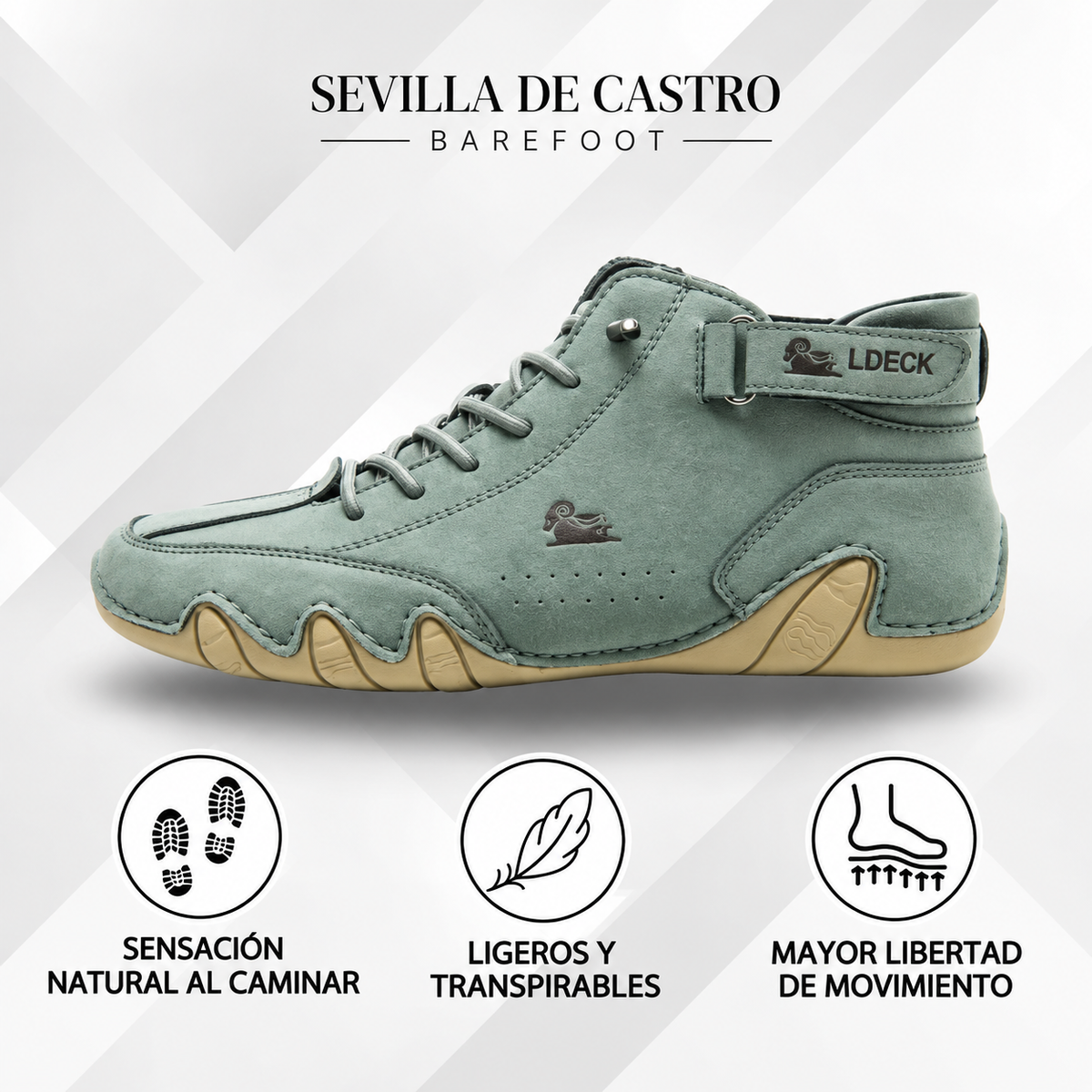 Sevilla De Castro | Zapatos Barefoot para Hombre