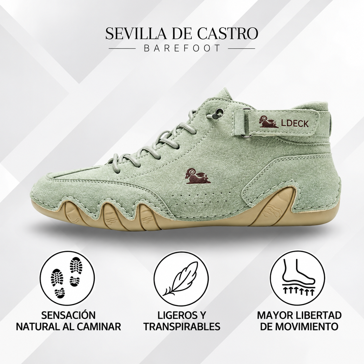 Sevilla De Castro | Zapatos Barefoot para Hombre