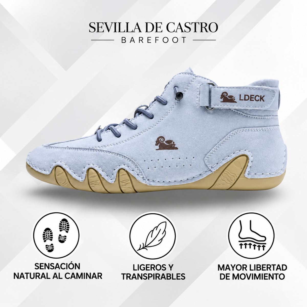 Sevilla De Castro | Zapatos Barefoot para Hombre