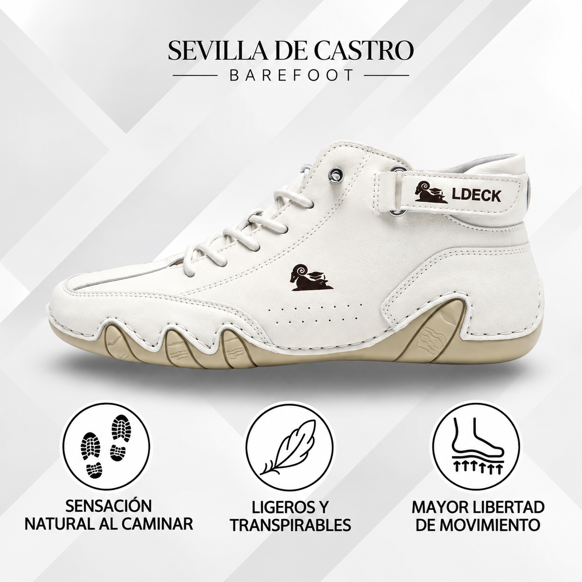 Sevilla De Castro | Zapatos Barefoot para Hombre