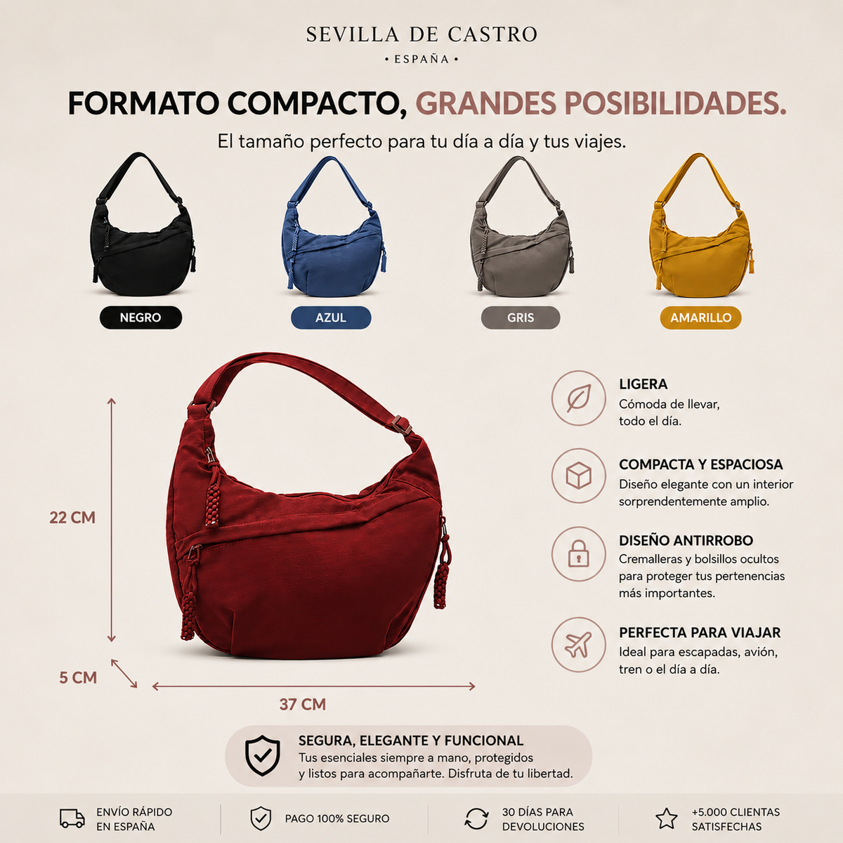 Luna | Bolso de hombro