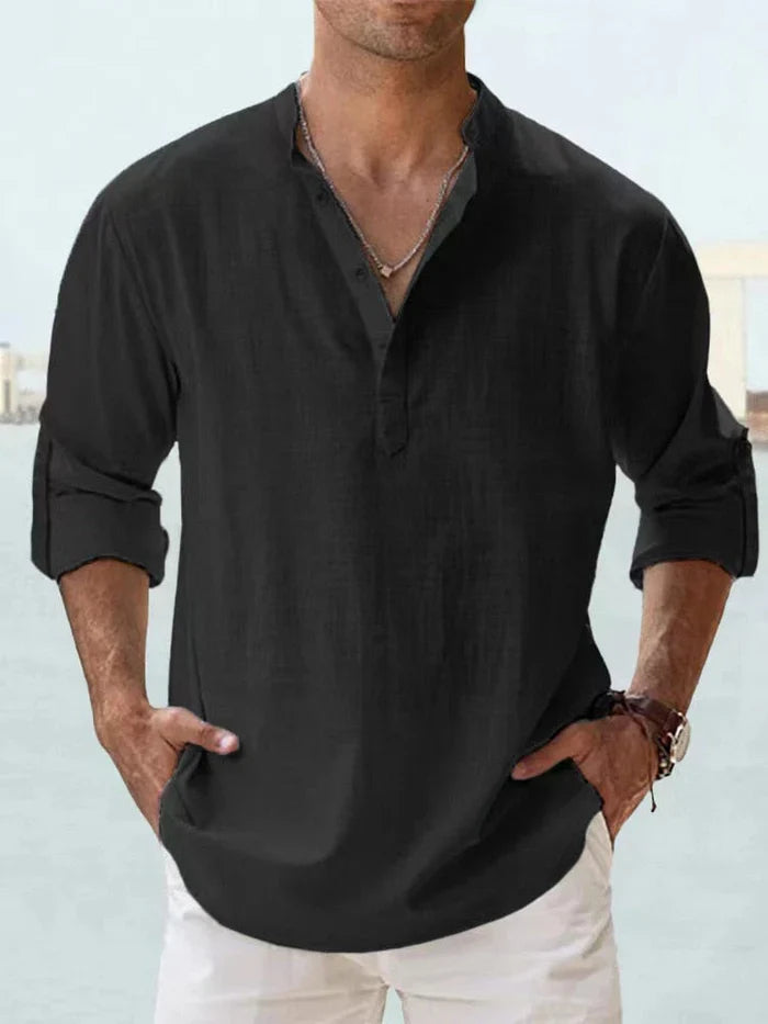 Alteana Camisa Textura Lino