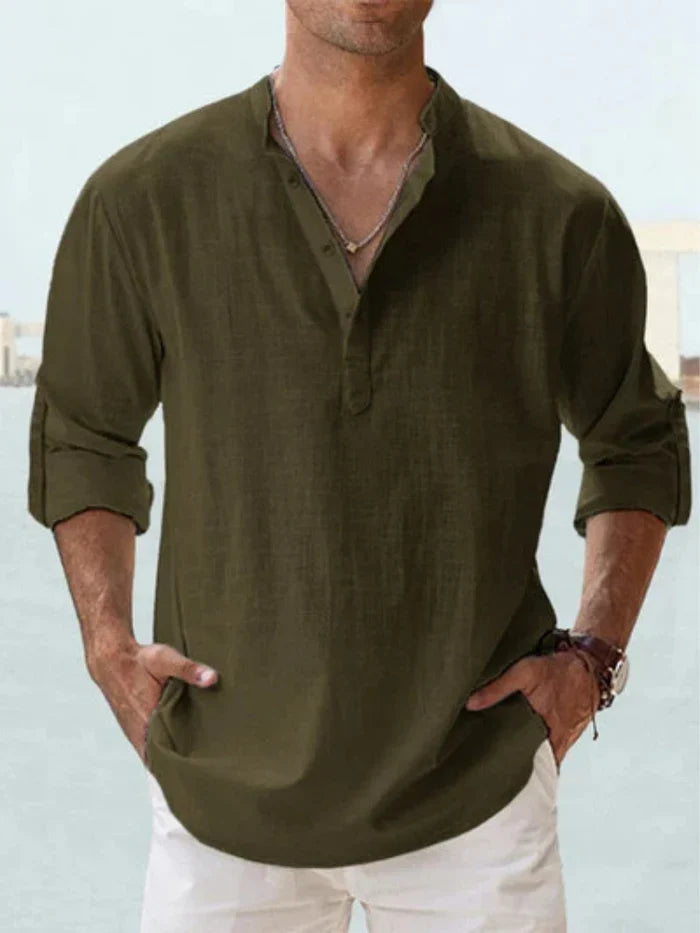 Alteana Camisa Textura Lino