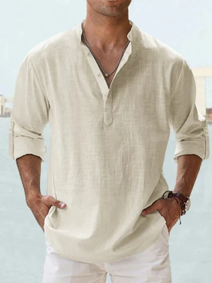 Alteana Camisa Textura Lino