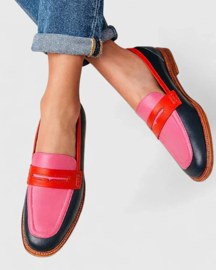 Alice™ | Mocasines Casual de Contraste