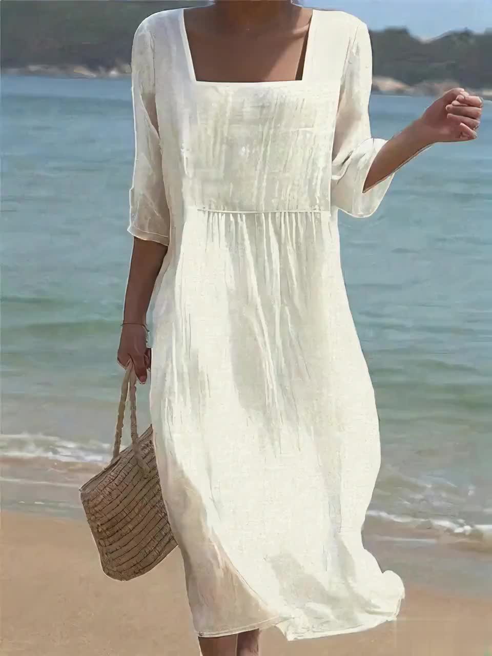 Vestido Casual Blanco