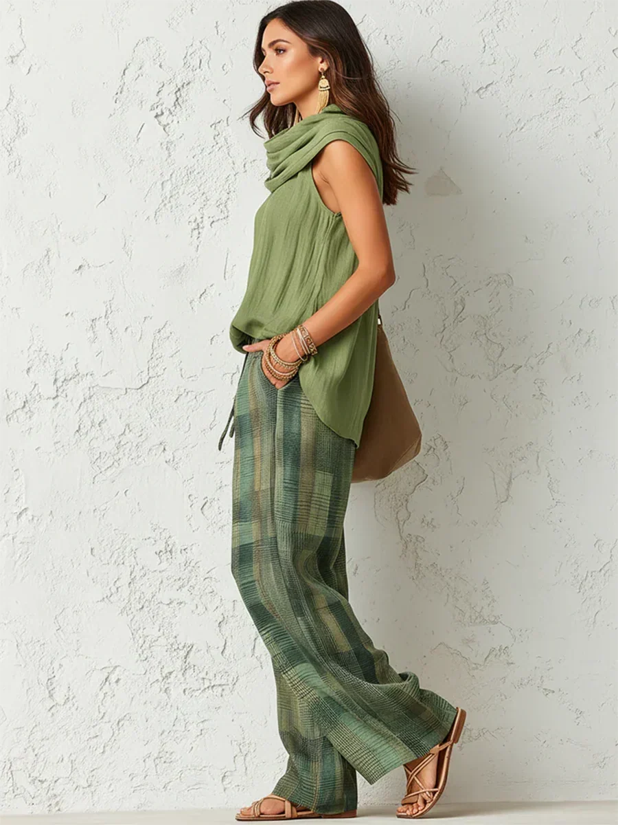 Mara Conjunto Cómodo de Estilo Natural y Elegante