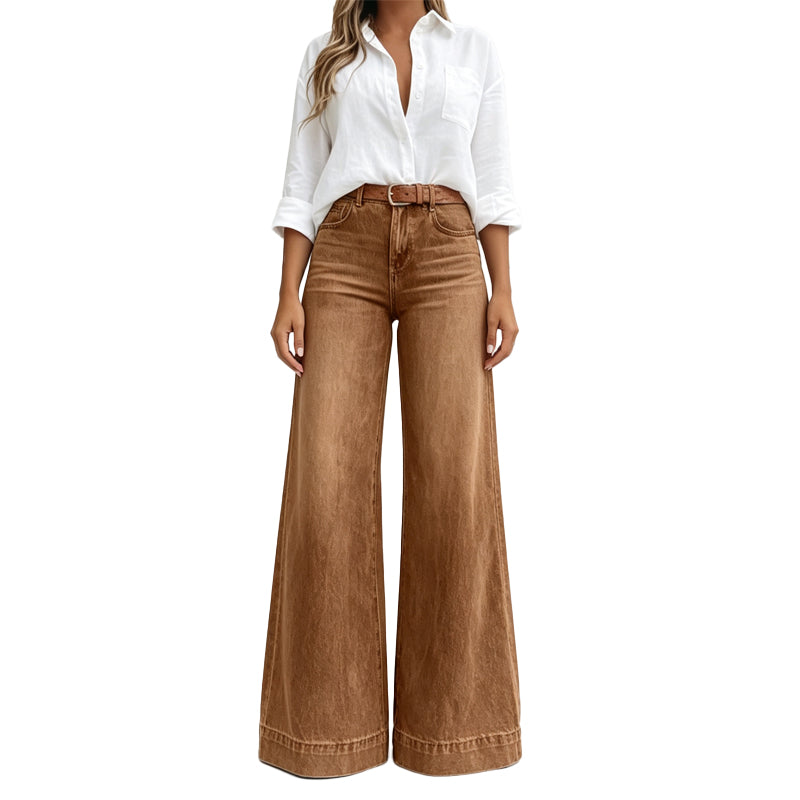 Lucía | Jeans de Pierna Ancha Efecto Estilizador
