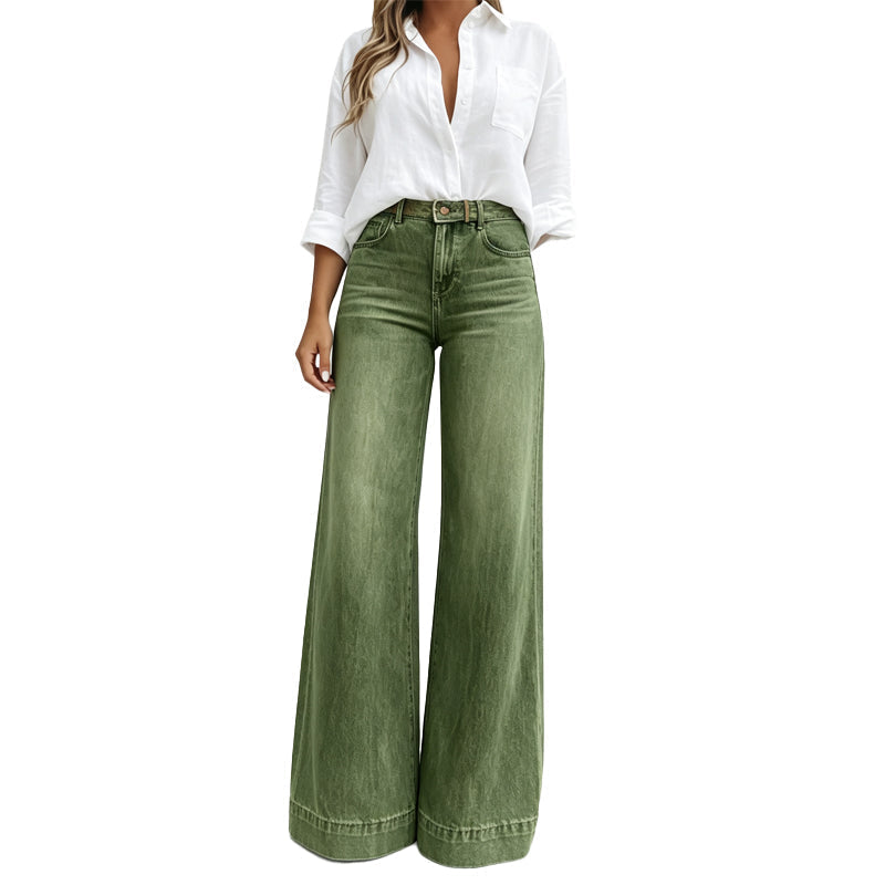 Lucía | Jeans de Pierna Ancha Efecto Estilizador