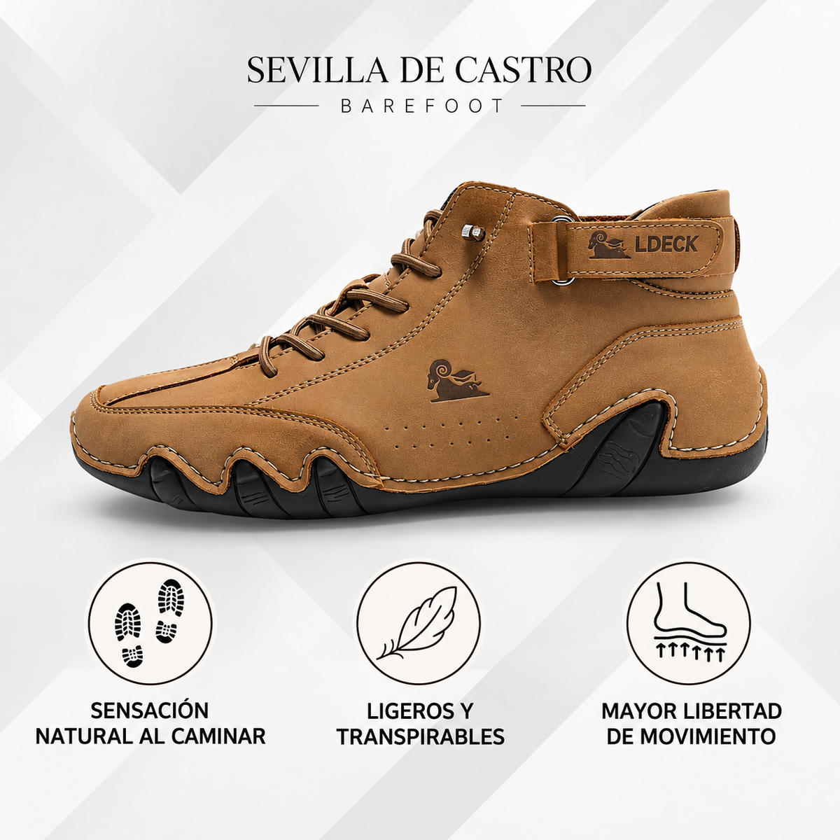 Sevilla De Castro | Zapatos Barefoot para Hombre